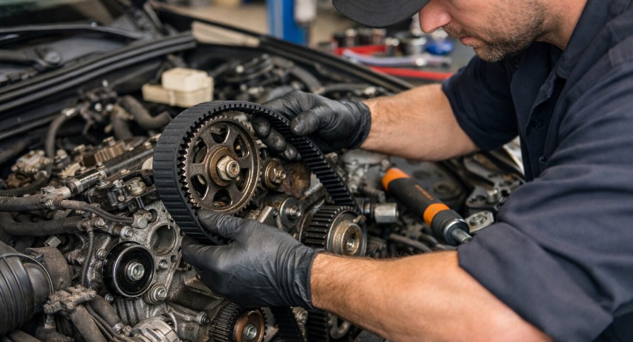 Hammasrihma vahetamise teostamine autoteeninduses